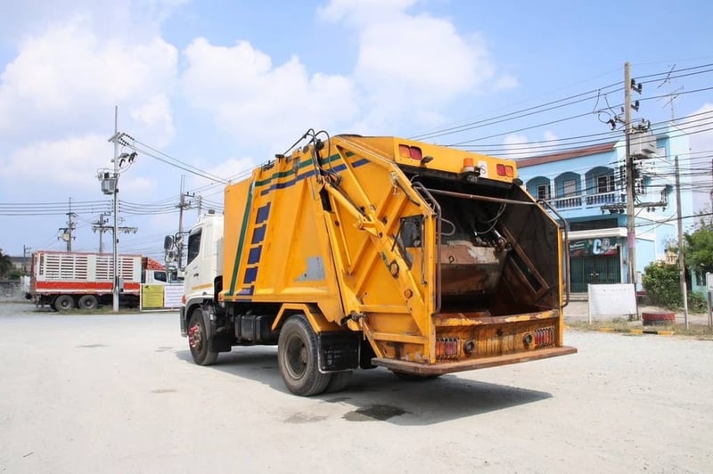 หกล้อบรรทุกขยะ  HINO FG8J 240 แรง ปี 2566 (4039)