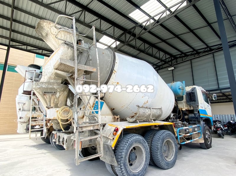 สิบล้อโม่ปูน HINO FM1A 330 แรง ปี 2555(0741)