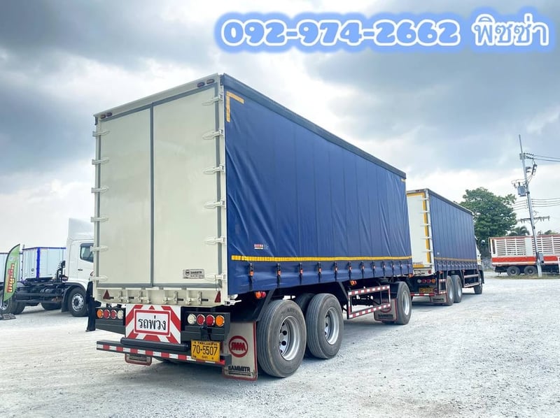 HINO FL1A 344 แรง ปี 2567หางตู้ผ้าใบ อู่สามมิตร ปี 2567 (5506)(5507) HINO FL1A 344 แรง ปี 2567หางตู้ผ้าใบ อู่สามมิตร ปี 2567 (5506)(5507)