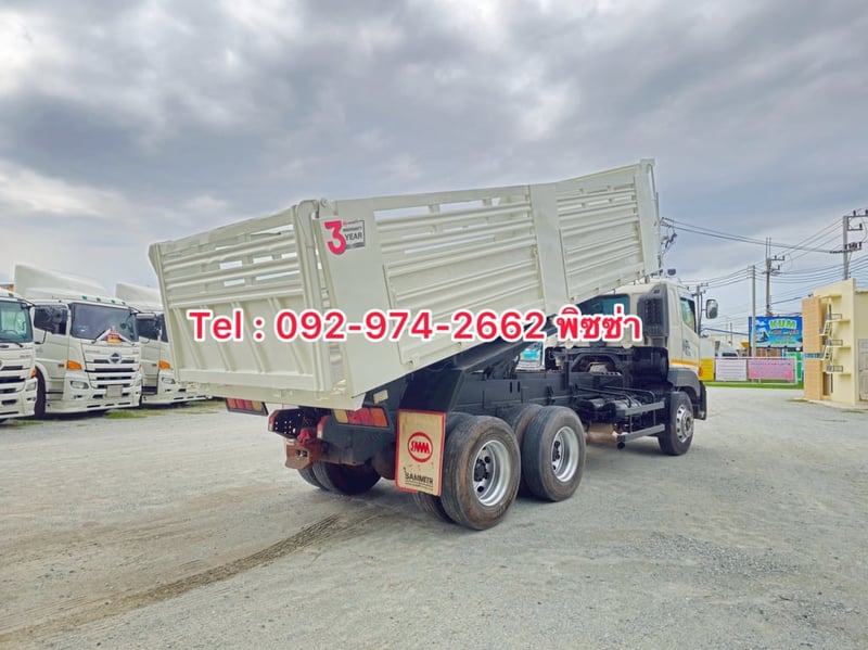 สิบล้อดั้มพ์ HINO FM1A 344แรง ปี 2560 (2539)