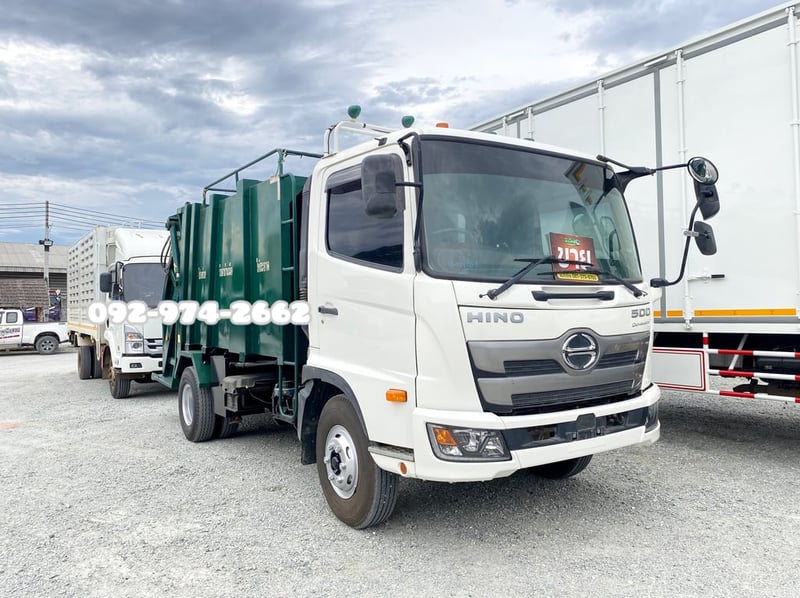 หกล้อขยะ HINO FC9J 210 แรง ปี 2565 (3909) 