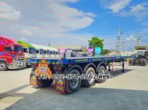 หางพื้นเรียบ สามเพลา อู่ WAFA ปี 2565(5439)