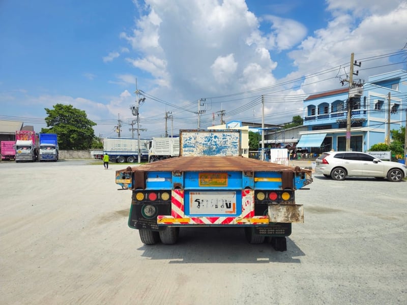 หางพ่วงพื้นเรียบ สามเพลา อู่ ซุ่นชัย ปี 59(2767)