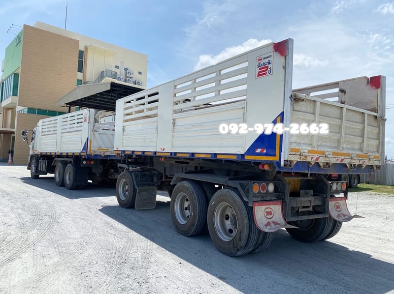 สิบล้อดั้มพ์พ่วง HINO FM1A 344 แรง ปี 53(9321,9322 )