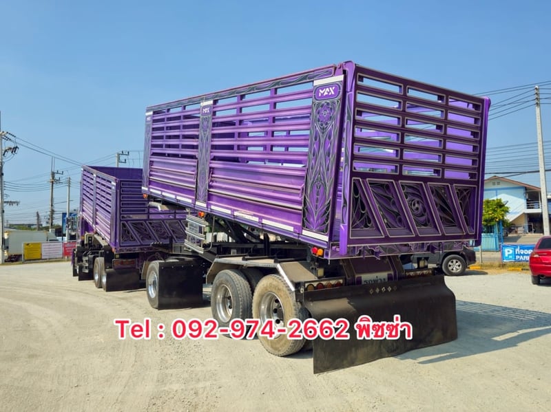 สิบล้อดั้มพ์พ่วง Isuzu Fxz 360 แรงม้า ปี 2566 (9107)(9108)