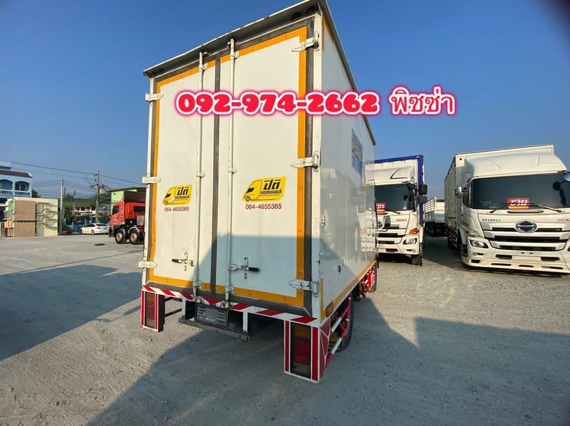 สี่ล้อตู้จัมโบ้ ISUZU NLR 104 แรงปี 65(3710)