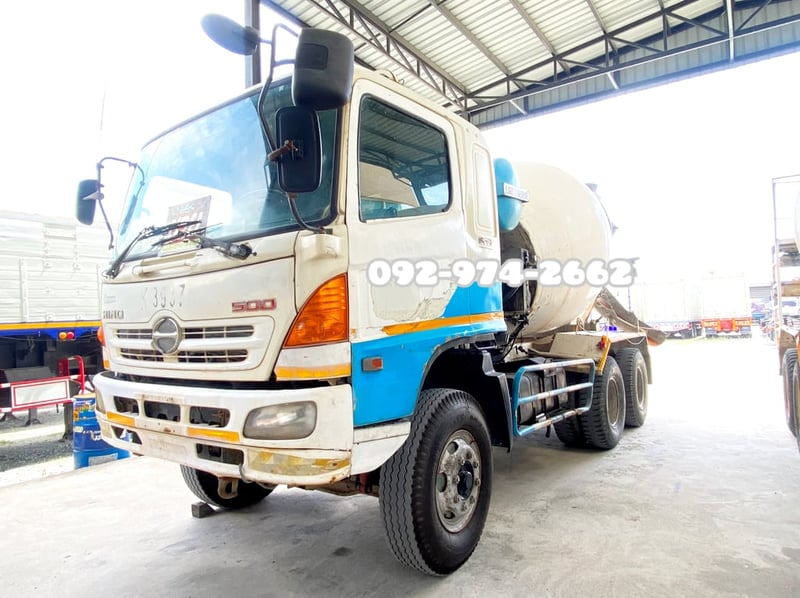 สิบล้อโม่ปูน HINO FM1A 330 แรง ปี 2555(0741)