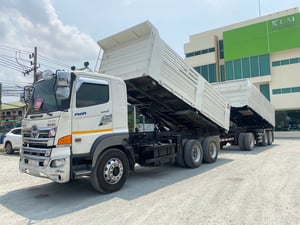 สิบล้อดั้มพ์ HINO  FM1A 344 แรง ปี 2560(2539,3778)
