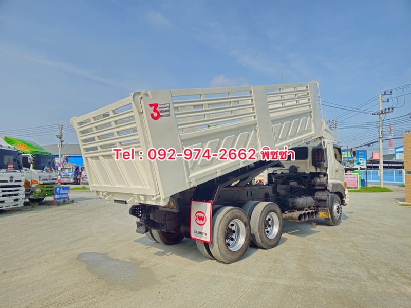 สิบล้อดั้มพ์ HINO FM1A 344แรง ปี 2559 (3775)