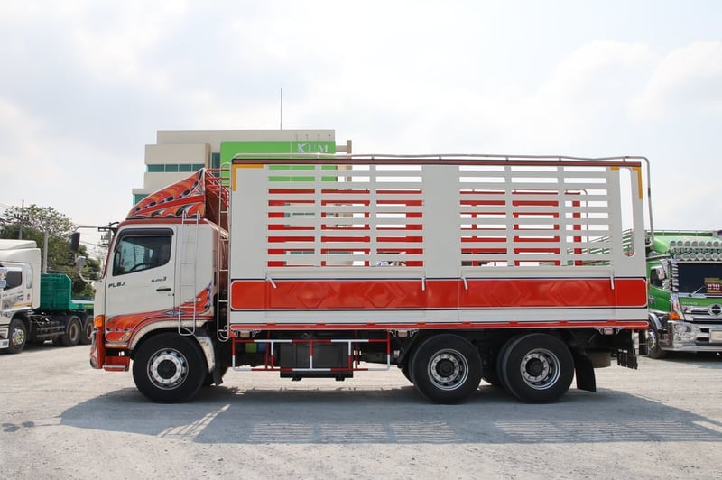 สิบล้อคอก HINO FL8J 260 แรงปี 59 (2895)