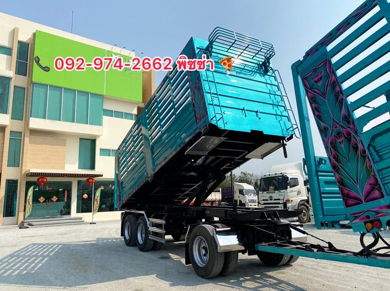 สิบล้อดั้มพ์พ่วงแม่-ลูก  ISUZU FXZ 360แรง ปี 2566 (5392,5393)