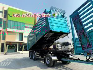 สิบล้อดั้มพ์พ่วงแม่-ลูก  ISUZU FXZ 360แรง ปี 2566 (5392,5393)