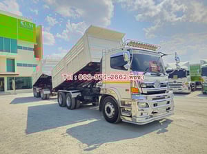 สิบล้อดั้มพ์พ่วงแม่ลูกปี 65  HINO FM1A 344แรง (2753)(1976)