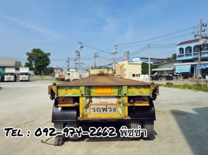 หางพื้นเรียบ สามเพลา  อู่ BPT ปี 58 (7339)