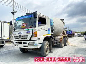 สิบล้อโม่ปูน HINO  FM1A 330 แรงปี 56(9081)