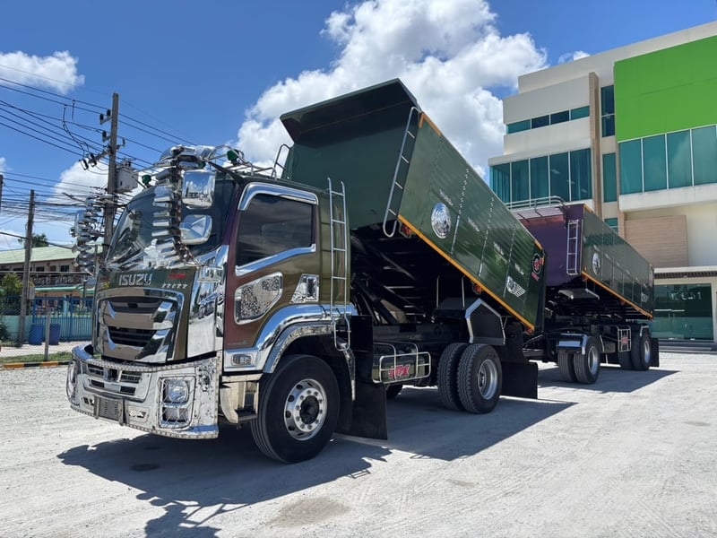 หกล้อดั้มพ์ พ่วงแม่ลูก ปี 2565 ISUZU FTR 240 แรงม้า ( 5403)(5404) หกล้อดั้มพ์ พ่วงแม่ลูก ปี 2565 ISUZU FTR 240 แรงม้า ( 5403)(5404)