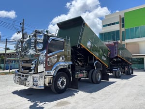 หกล้อดั้มพ์ พ่วงแม่ลูก ปี 2565 ISUZU FTR 240 แรงม้า ( 5403)(5404) หกล้อดั้มพ์ พ่วงแม่ลูก ปี 2565 ISUZU FTR 240 แรงม้า ( 5403)(5404)