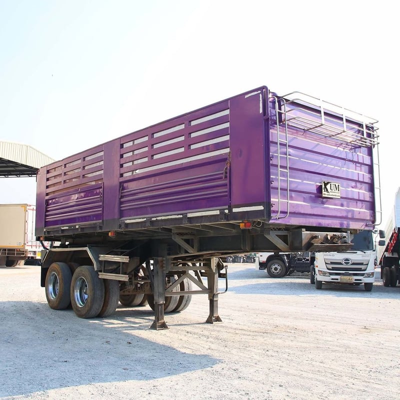 หางเซมิดั้มพ์ สองเพลา  อู่เพชรรัตน์นำกิจเจริญ ปี 66 (9819) 