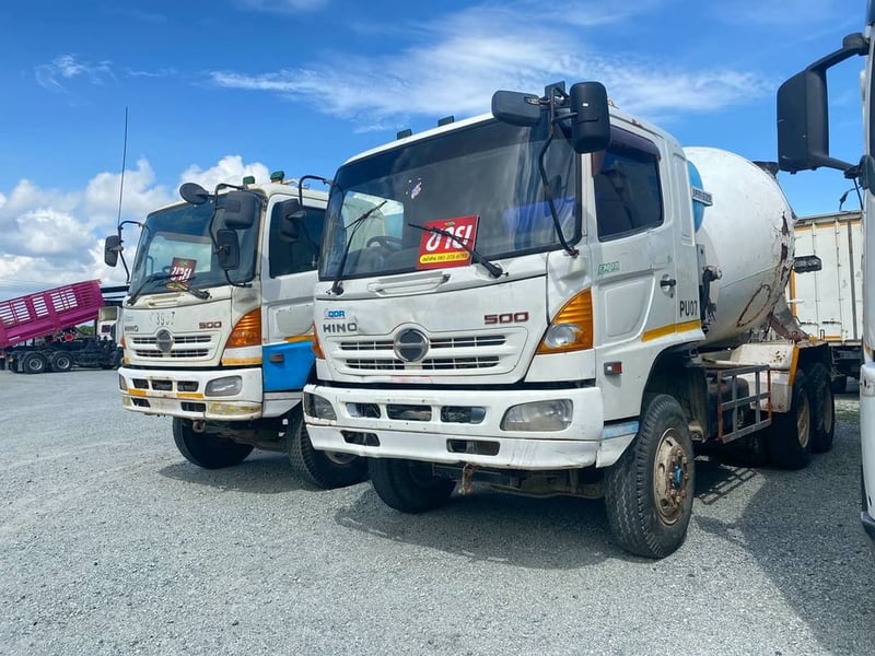 สิบล้อโม่ปูน HINO FM1A 330 แรงม้า ปี 56 (9081) 