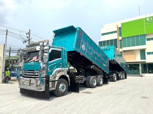 ISUZU FXZ 360 แรง ปี 2565 + หางดั้มพ์ อู่สหะกิจ ปี 2565(1245)(1246)