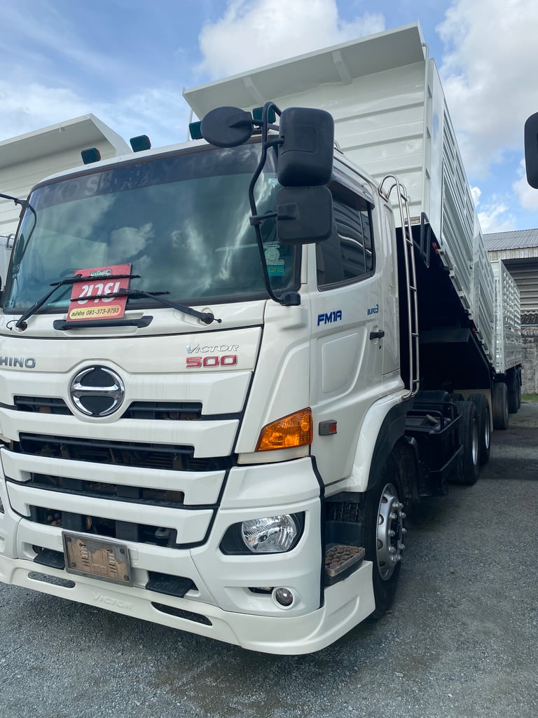 HINO FM 344แรงม้า รถบรรทุก 10ล้อ ดั้มพ์ ปี2023(1506,0735)