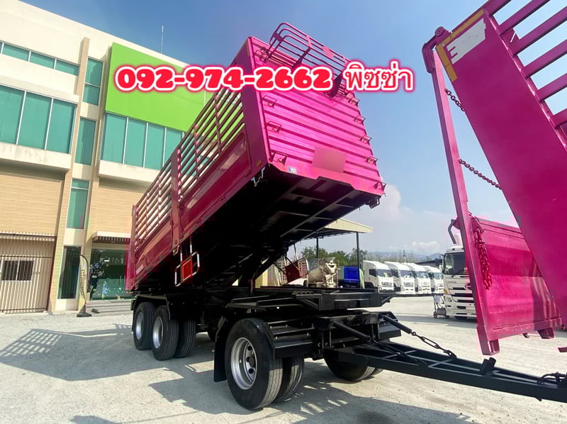 สิบล้อดั้มพ์เกษตรพ่วงแม่ลูก HINO FM1A 344 แรงม้า ปี 65 ทั้งแม่ลูก (0932 0933)