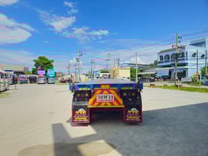 หางพื้นเรียบสามเพลา อู่ WAFA ปี 2565(5439)