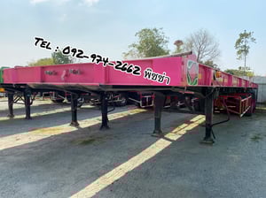 หางพื้นเรียบ สามเพลา อู่ THE SUN ปี 65 (0376) หางพื้นเรียบ สามเพลา อู่ THE SUN ปี 65 (0376)