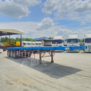 หางพื้นเรียบสามเพลา  อู่ WAFA  ปี 2565(8655)