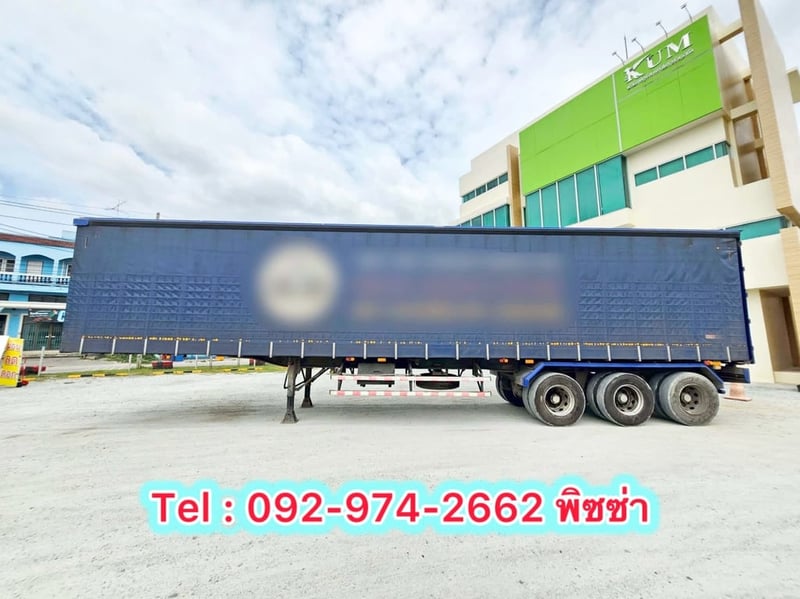 หางตู้ผ้าใบ สามเพลา อู่สามมิตร ปี 65 (0160)