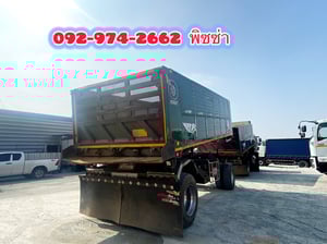 หกล้อดัมพ์ ISUZU FTR 240 แรงปี 65 พ่วงหางดัมพ์ สองเพลา อู่เดอะฟินิกซ์ ปี 65 (5403)(5404)
