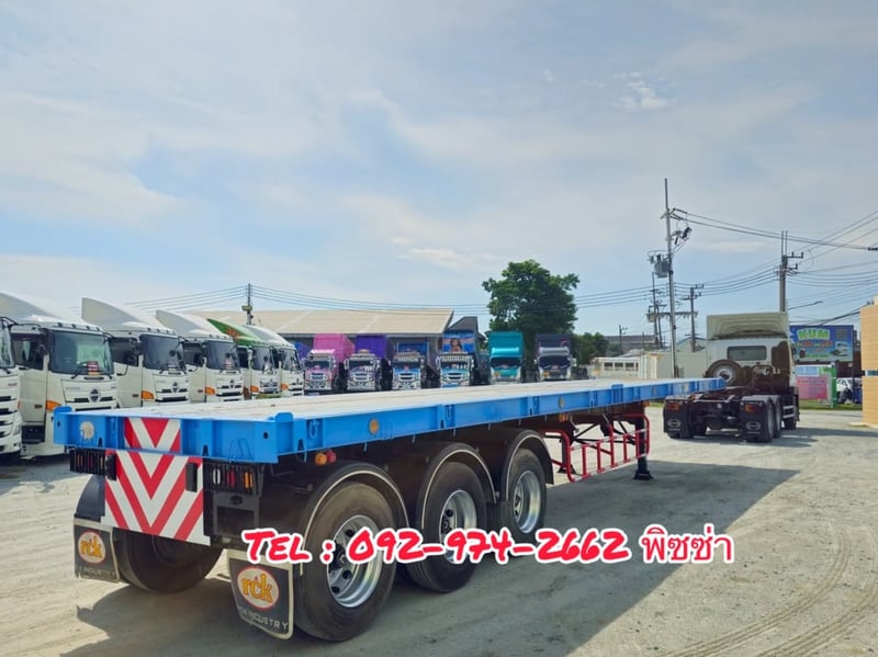 หางพื้นเรียบ สามเพลา  อู่ RCK ปี 2561  (4437)