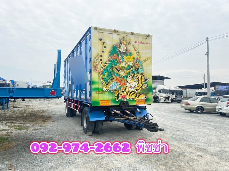 หางตู้สิบบาน สองเพลา อู่สมศักดิ์ บอดี้คาร์  ปี 2565(7643)