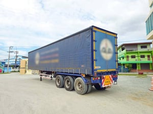 หางตู้ผ้าใบ สามเพลา อู่สามมิตร ปี 2565(0160) หางตู้ผ้าใบ สามเพลา อู่สามมิตร ปี 2565(0160)