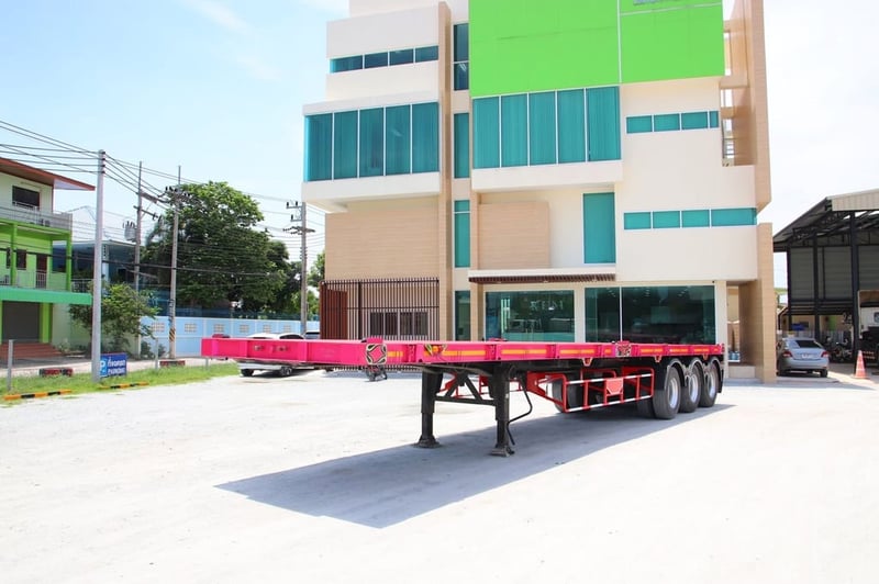 หางพื้นเรียบ สามเพลา อู่เดอะซัน ปี 2565(0376)