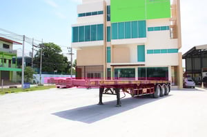 หางพื้นเรียบ สามเพลา อู่เดอะซัน ปี 2565(0376)