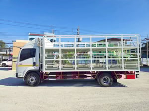 ISUZU FRR 190 แรง ปี 64(4513) หกล้อคอกบรรทุกน้ำ  🩵💠