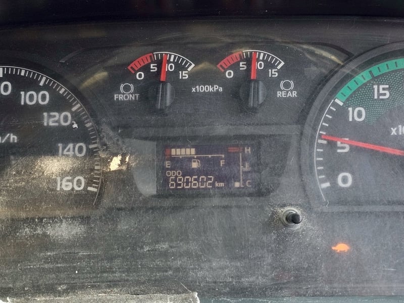 สิบล้อตู้สิบบาน HINO FL8J 260 แรง ปี 2561 (2716)