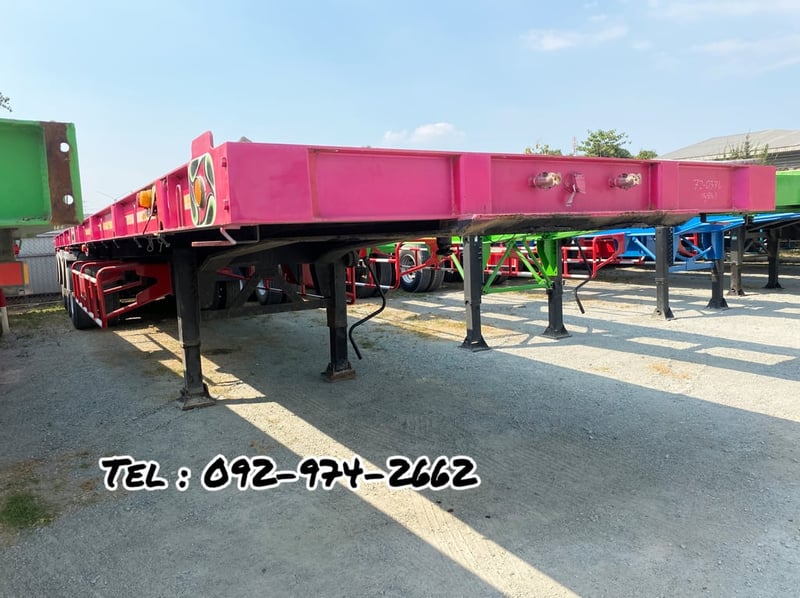 หางพื้นเรียบ สามเพลา อู่ THE SUN ปี 65 (0376) หางพื้นเรียบ สามเพลา อู่ THE SUN ปี 65 (0376)