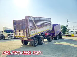 สิบล้อดั้มพ์พ่วง ISUZU FXZ 360 แรงม้า ปี 54 ลูกปี 57 (9033,2502)