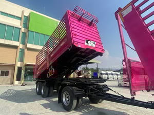 สิบล้อดั้มพ์เกษตรพ่วงแม่ลูก HINO FM1A 344 แรงม้า ปี 65 ทั้งแม่ลูก (0932)(0933)