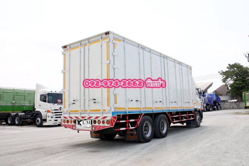 สิบล้อตู้สิบบาน HINO FL8J 260 แรง ปี 61 (2717)