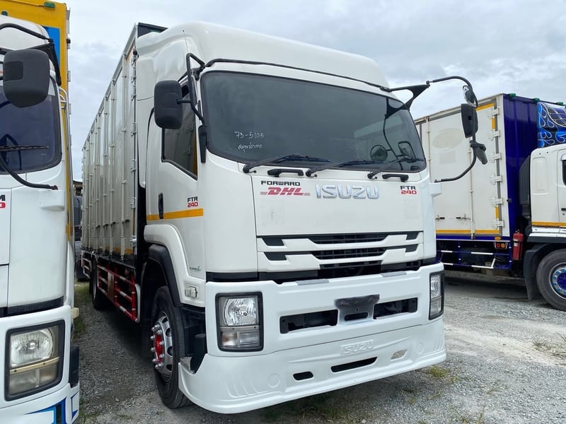 ISUZU FTR 240แรงม้า รถบรรทุก 6ล้อ ตู้แห้ง ปี2021(5105)