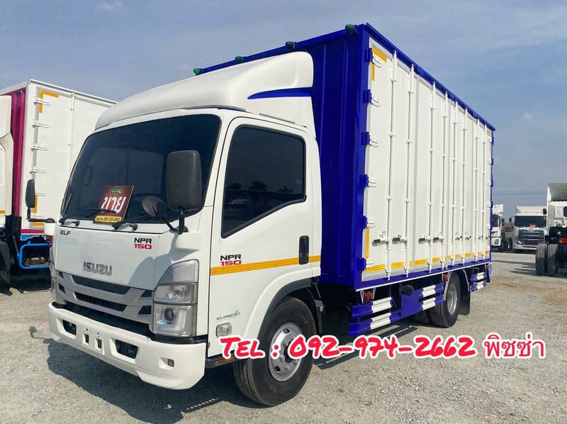 หกล้อตู้ทึบ ISUZU NPR 150 แรงม้า ปี 2565 (5464) หกล้อตู้ทึบ ISUZU NPR 150 แรงม้า ปี 2565 (5464)