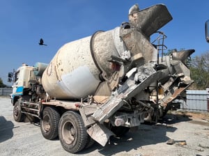 สิบล้อโม่ปูน  HINO FM1A 330 แรงปี 55  (0742)