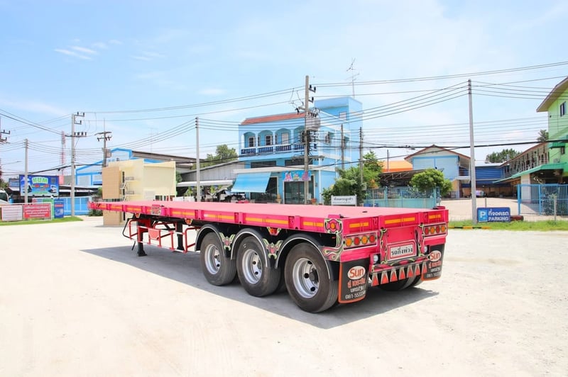 หางพื้นเรียบ สามเพลา อู่เดอะซัน ปี 2565(0376)