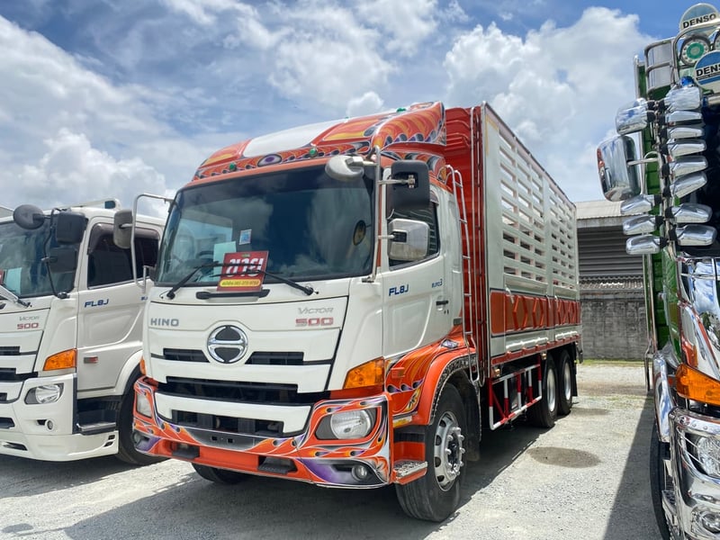 สิบล้อคอก HINO FL8J 260 แรง ปี 2559(2895)