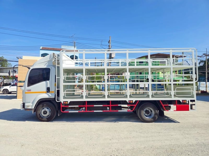 ISUZU FRR 190 แรง ปี 64(4513) หกล้อคอกบรรทุกน้ำ