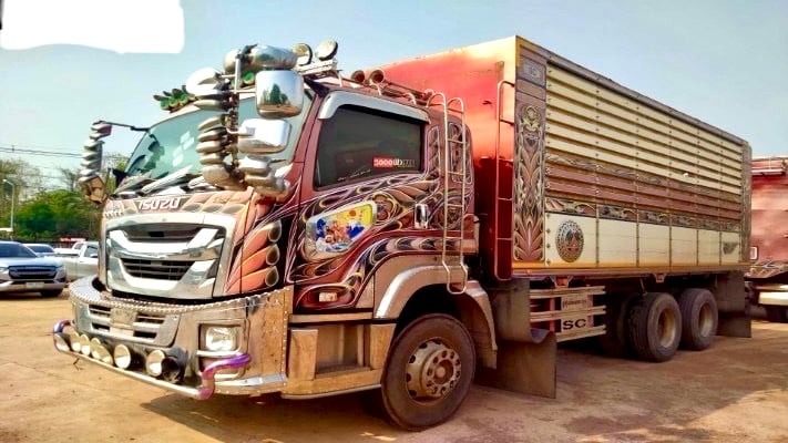 สิบล้อดั้มพ่วงแม่-ลูก ISUZU FXZ 360 แรง ปี 65(1903)(1904)