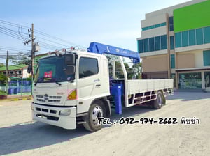 หกล้อเครน HINO FG8J 212 แรง ปี 2556 (7098)